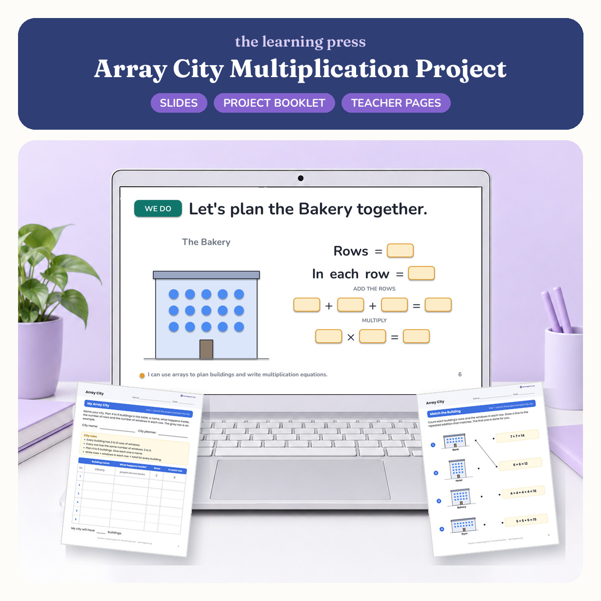Preview of Array City Multiplication Project