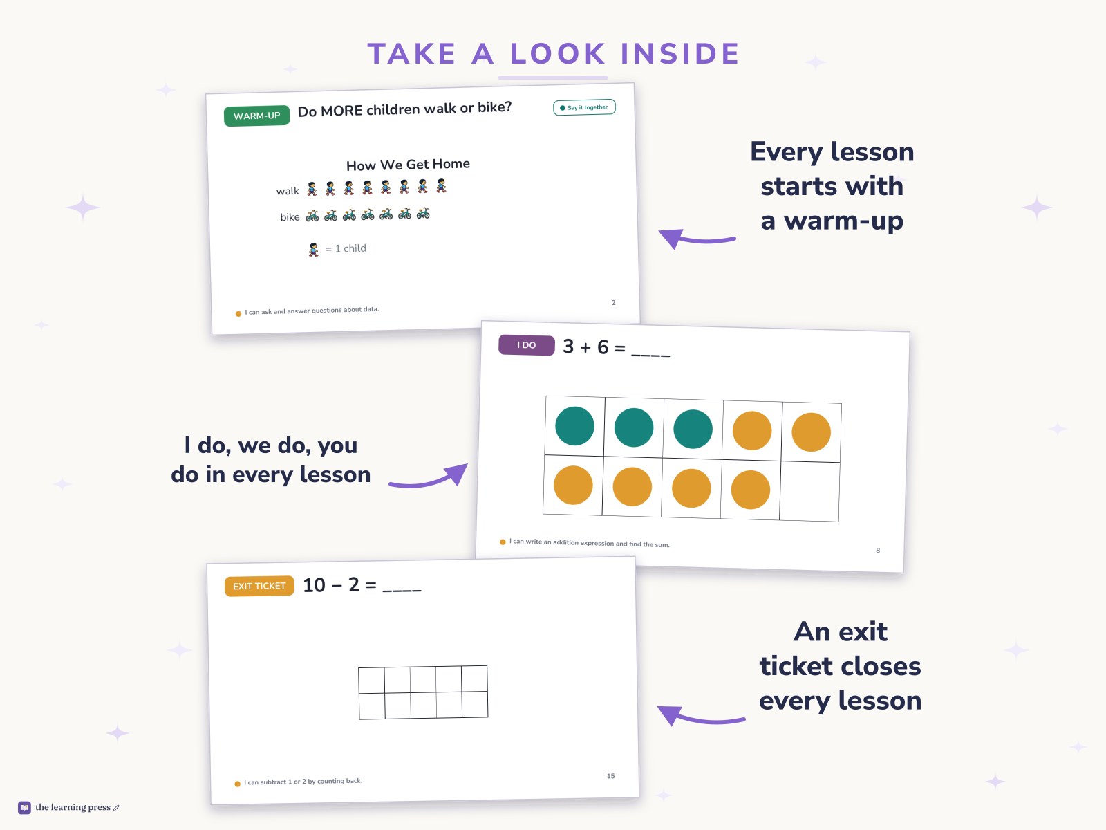 Preview page 2 of FREE Illustrative Math (IM®) Aligned 1st Grade Unit 1 Bundle: Adding, Subtracting, and Working with Data