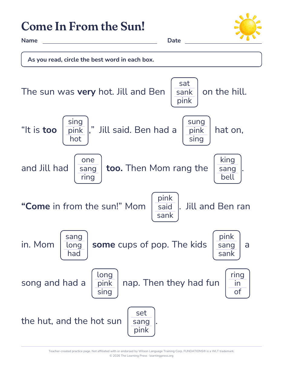 Preview page 3 of Fundations®-Aligned Maze Passages · Level 1 Unit 7