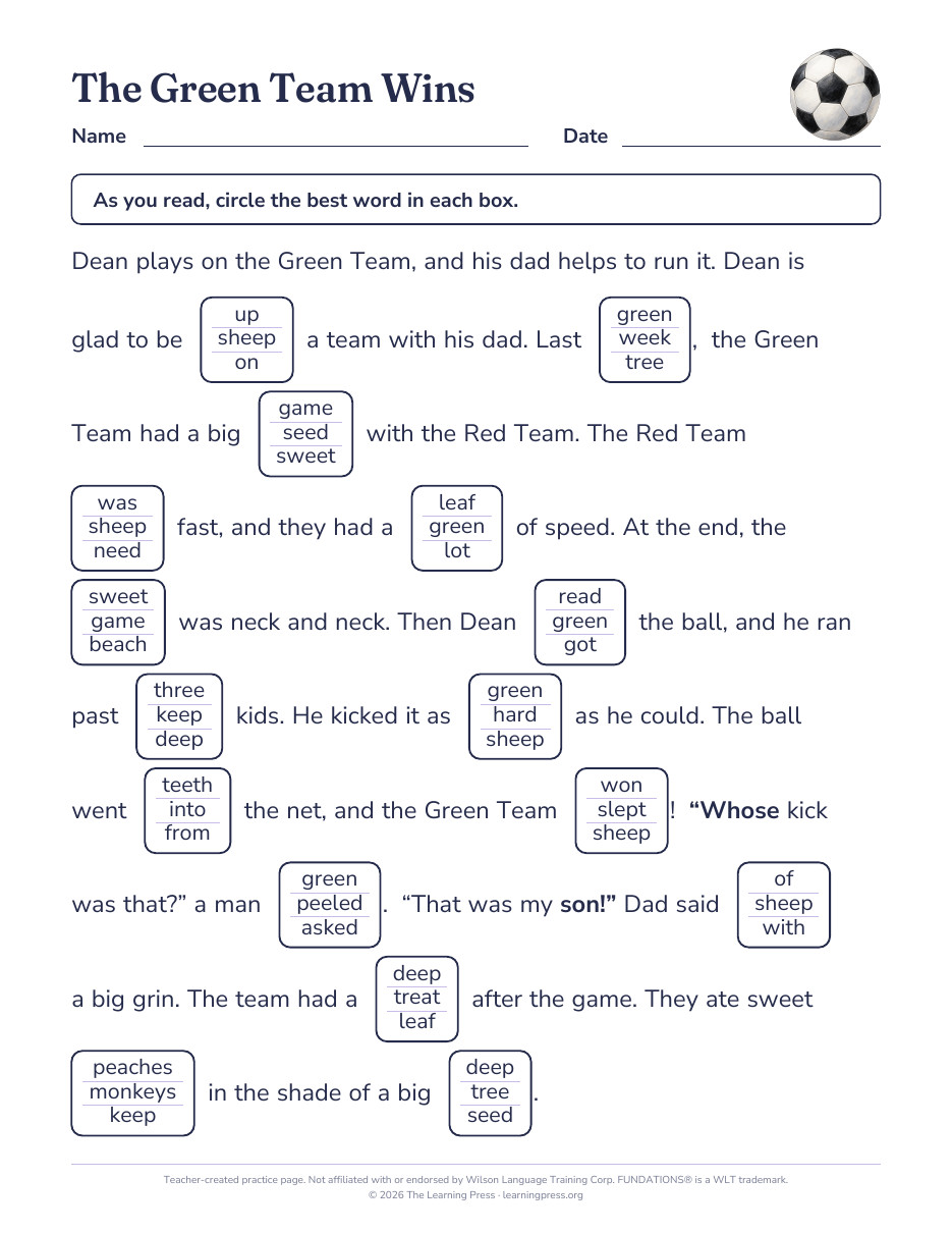 Preview page 3 of Fundations®-Aligned Maze Passages · Level 2 Set (Units 1–17)