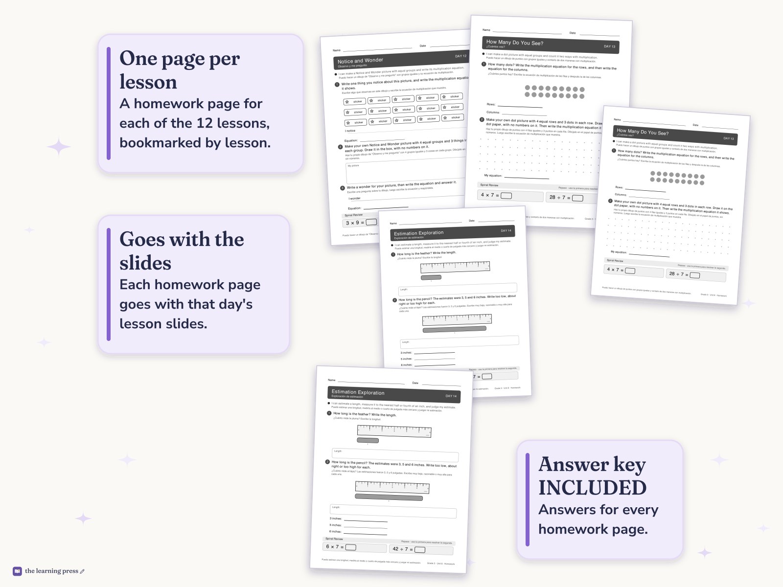 Preview page 4 of Illustrative Math (IM®) Aligned 3rd Grade Unit 8 Homework: Putting It All Together