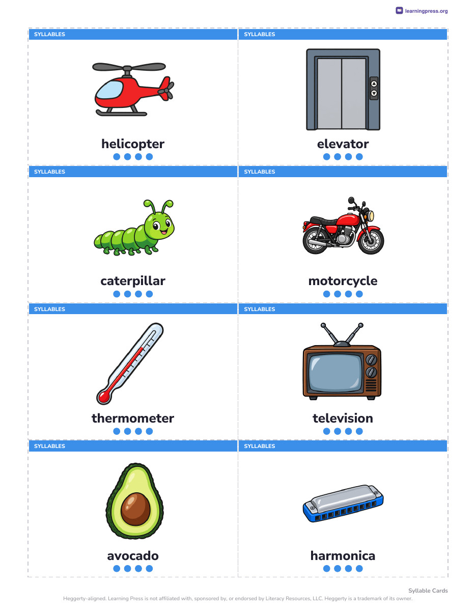 Preview page 2 of Heggerty-Aligned Kindergarten Phonemic Awareness Bundle | Cards + Practice Pages