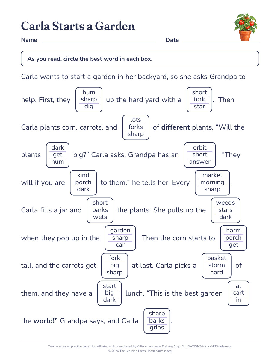 Preview page 1 of Fundations®-Aligned Maze Passages · Level 2 Unit 8