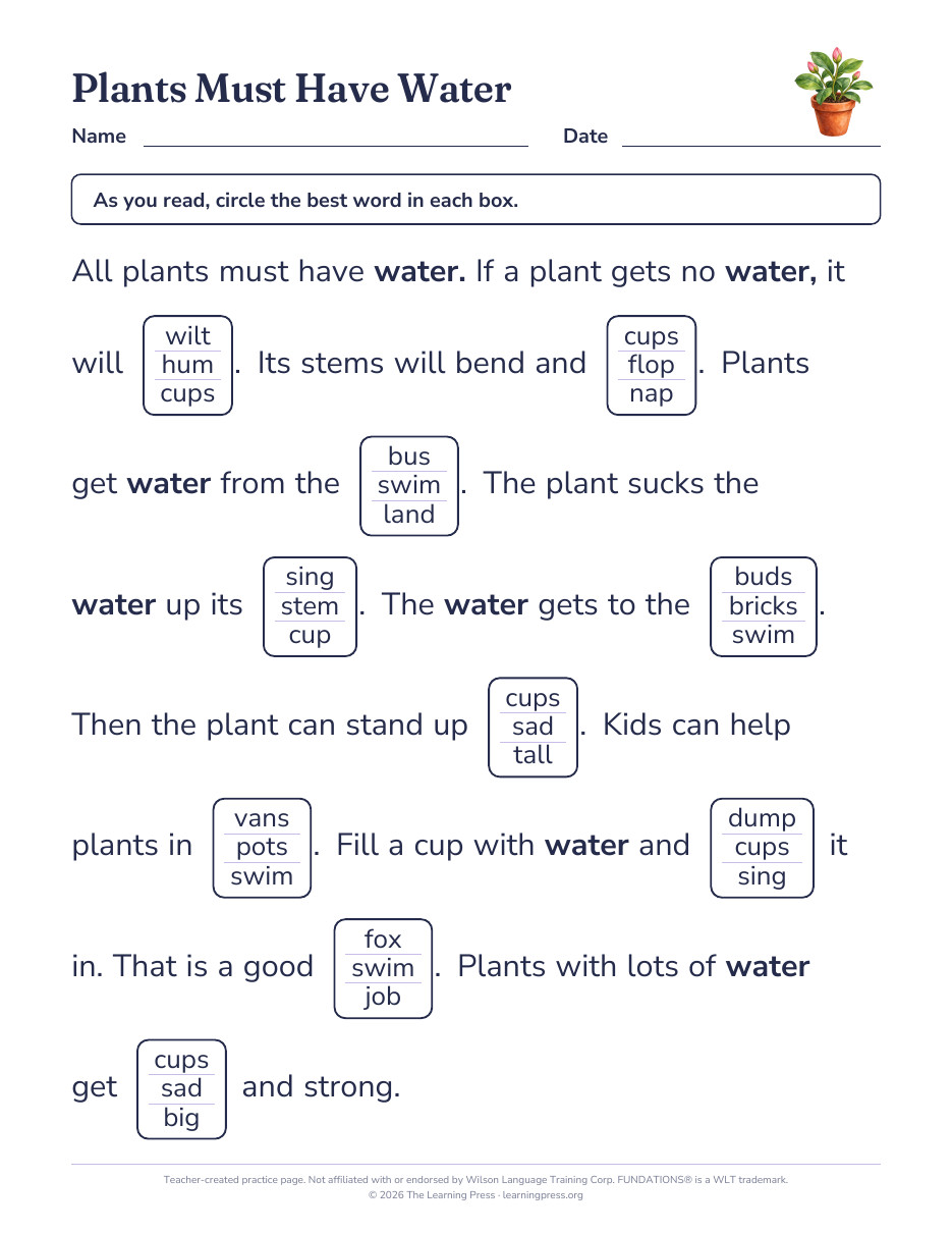 Preview page 2 of Fundations®-Aligned Maze Passages · Level 1 Unit 14