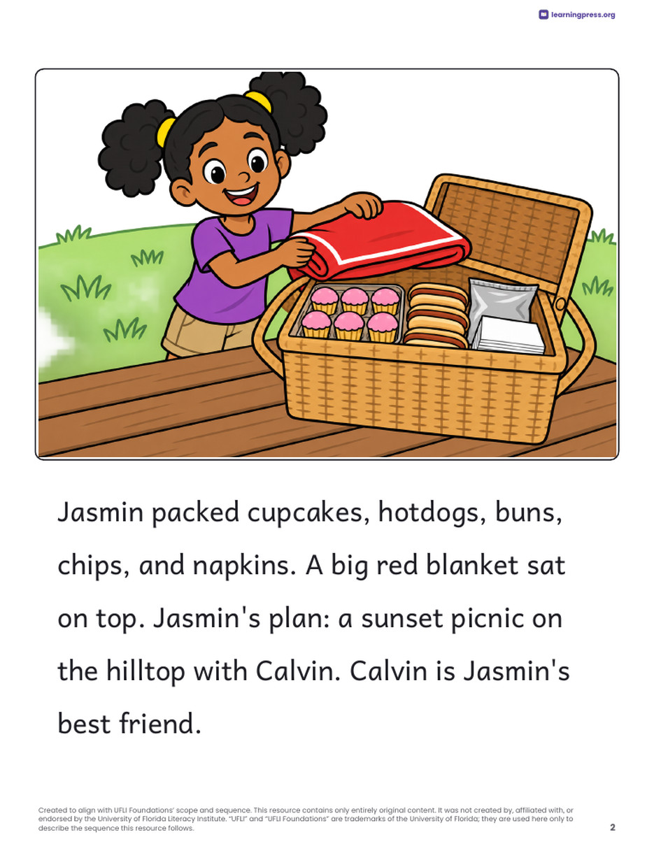 Preview page 3 of UFLI-Aligned Decodable Reader · Lessons 63–68