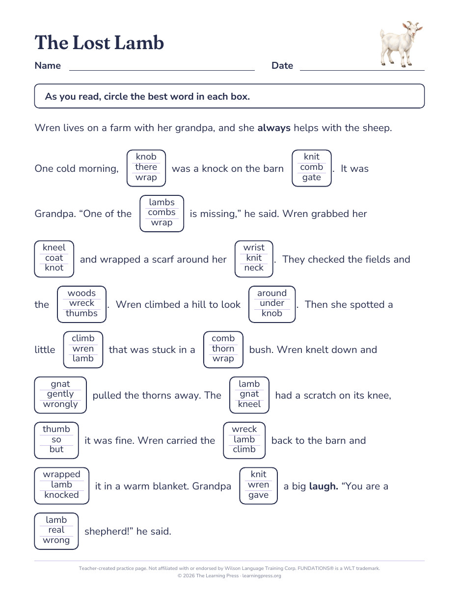 Preview page 3 of Fundations®-Aligned Maze Passages · Level 3 Unit 13