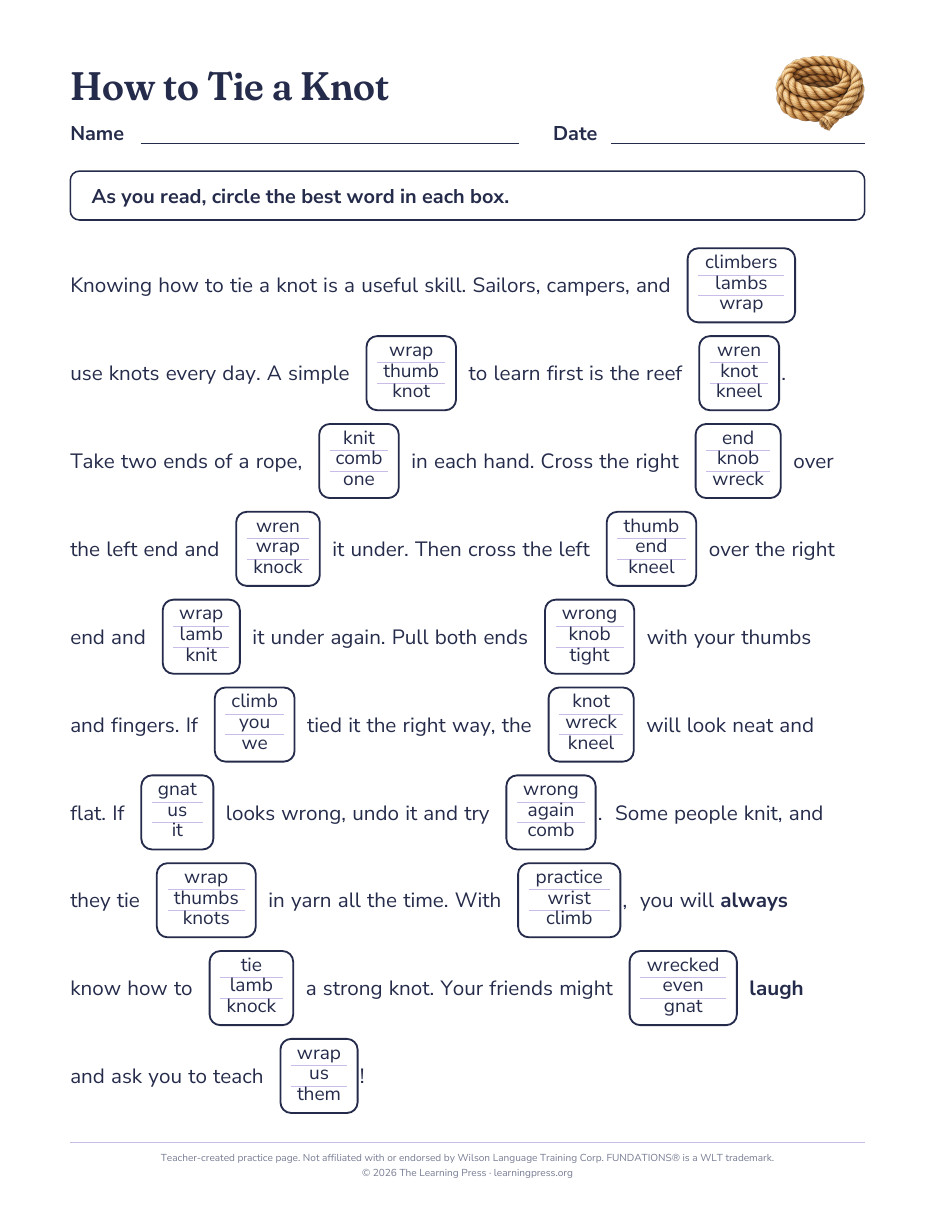Preview page 4 of Fundations®-Aligned Maze Passages · Level 3 Unit 13