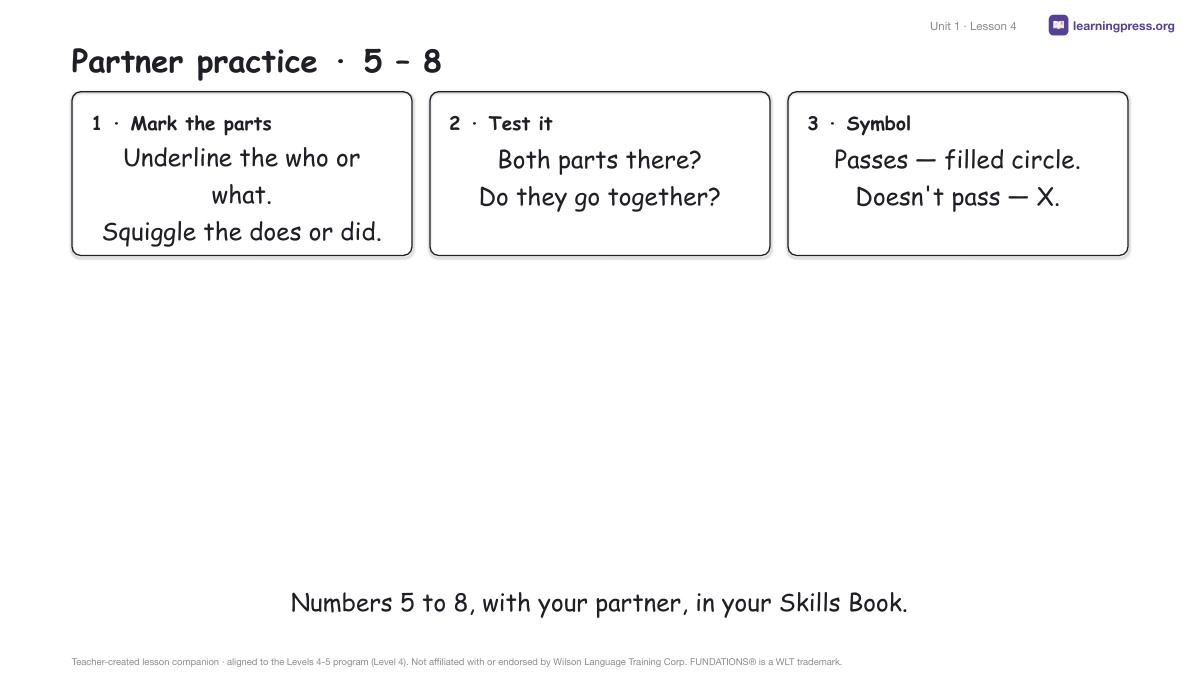 Preview page 1 of Fundations Level 4 — Full-Year Slides Bundle (All Units 1–15)