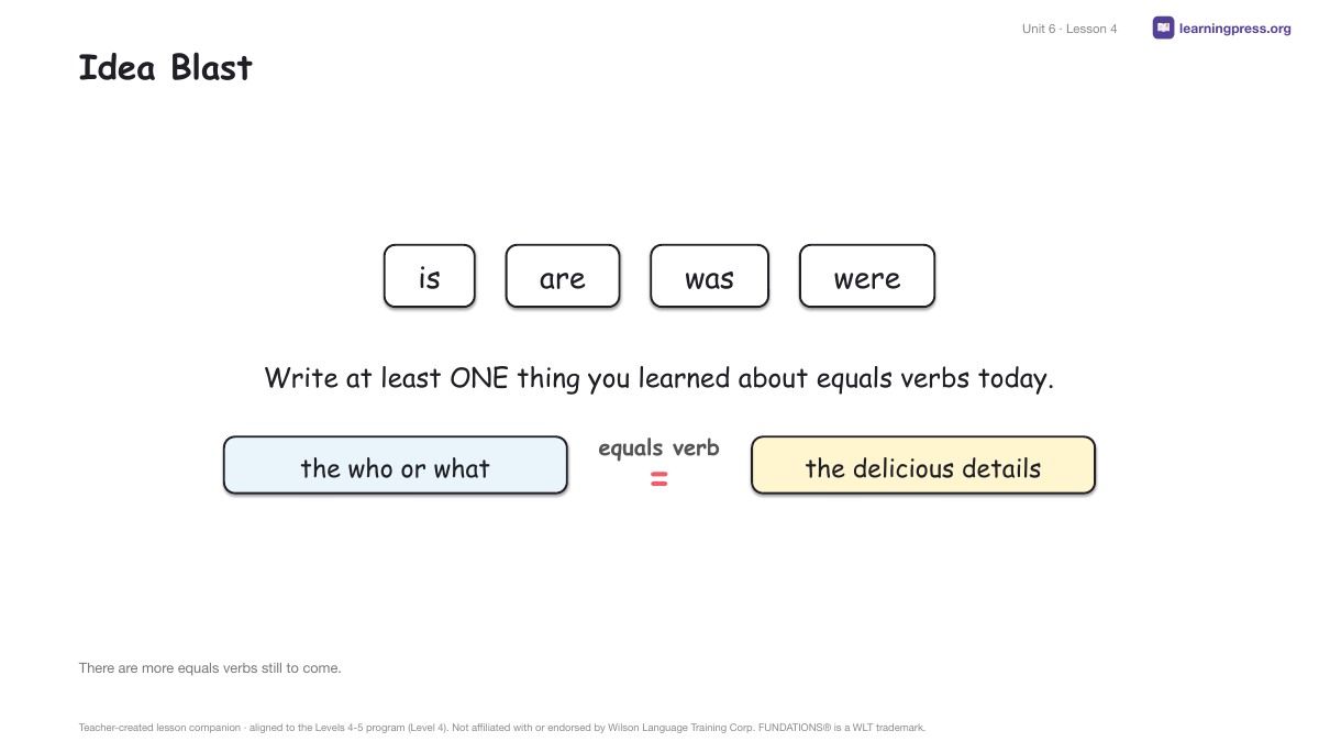 Preview page 2 of Fundations Level 4 — Full-Year Slides Bundle (All Units 1–15)
