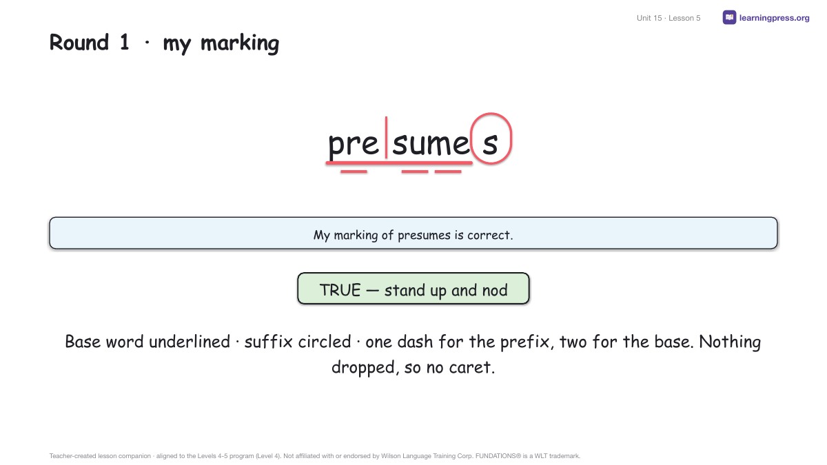 Preview page 4 of Fundations Level 4 — Full-Year Slides Bundle (All Units 1–15)