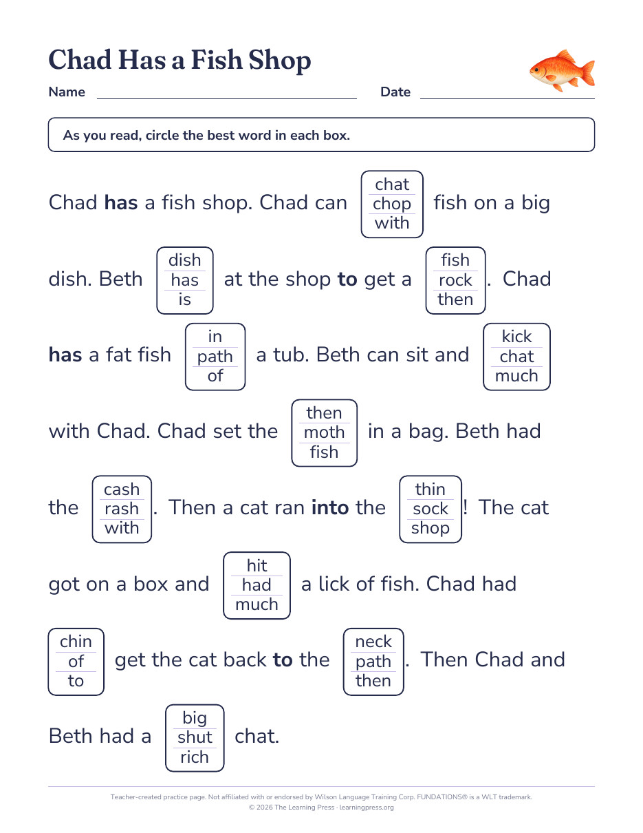 Preview page 1 of Fundations®-Aligned Maze Passages · Level 1 Unit 3