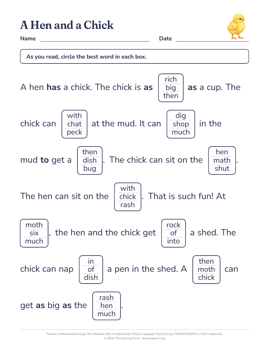 Preview page 2 of Fundations®-Aligned Maze Passages · Level 1 Unit 3