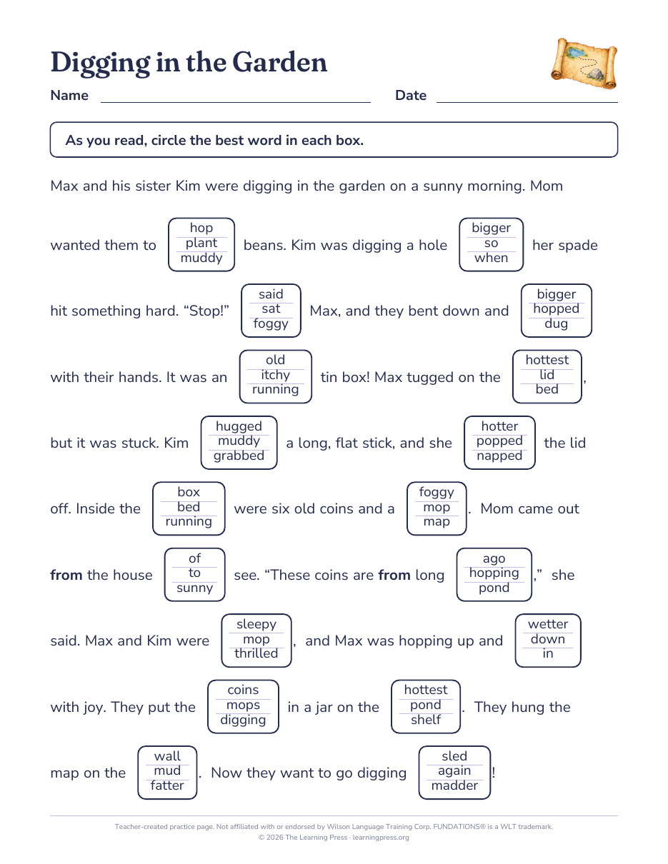 Preview page 3 of Fundations®-Aligned Maze Passages · Level 3 Unit 2