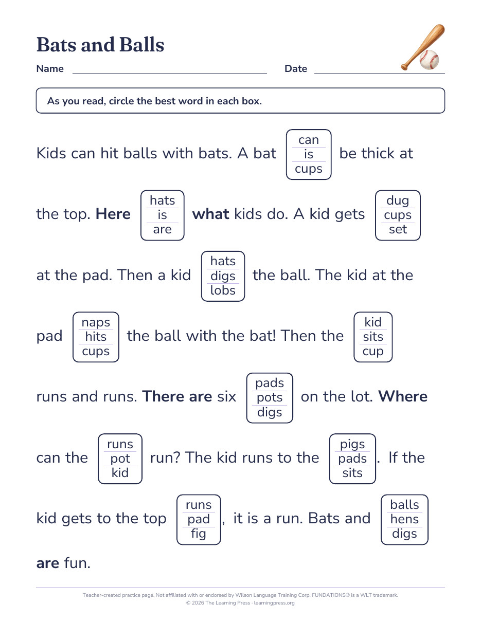 Preview page 4 of Fundations®-Aligned Maze Passages · Level 1 Unit 6