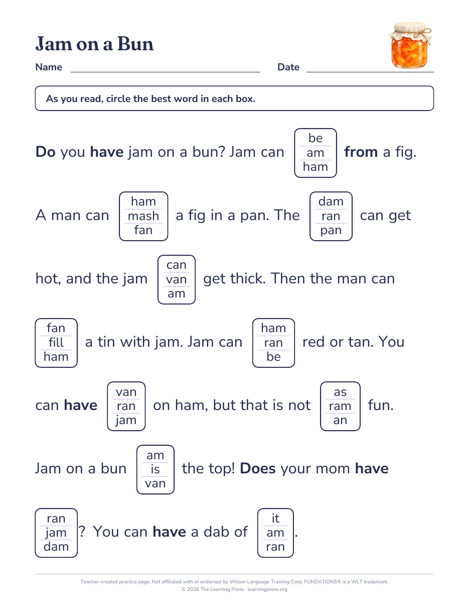 Preview page 4 of Fundations®-Aligned Maze Passages · Level 1 Unit 5
