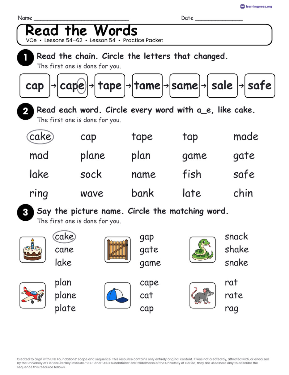 Preview page 2 of VCe Unit Bundle · Lessons 54–62