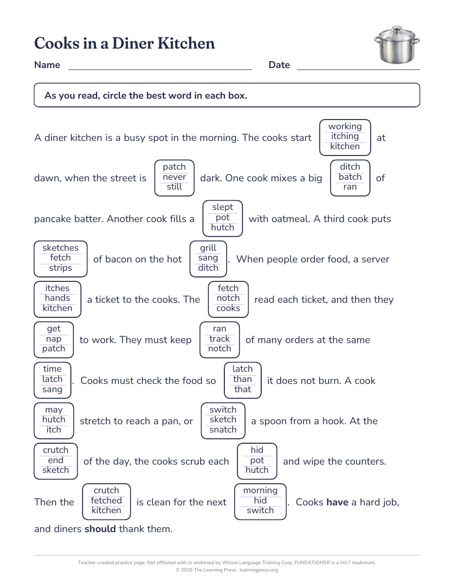 Preview page 2 of Fundations®-Aligned Maze Passages · Level 3 Unit 1