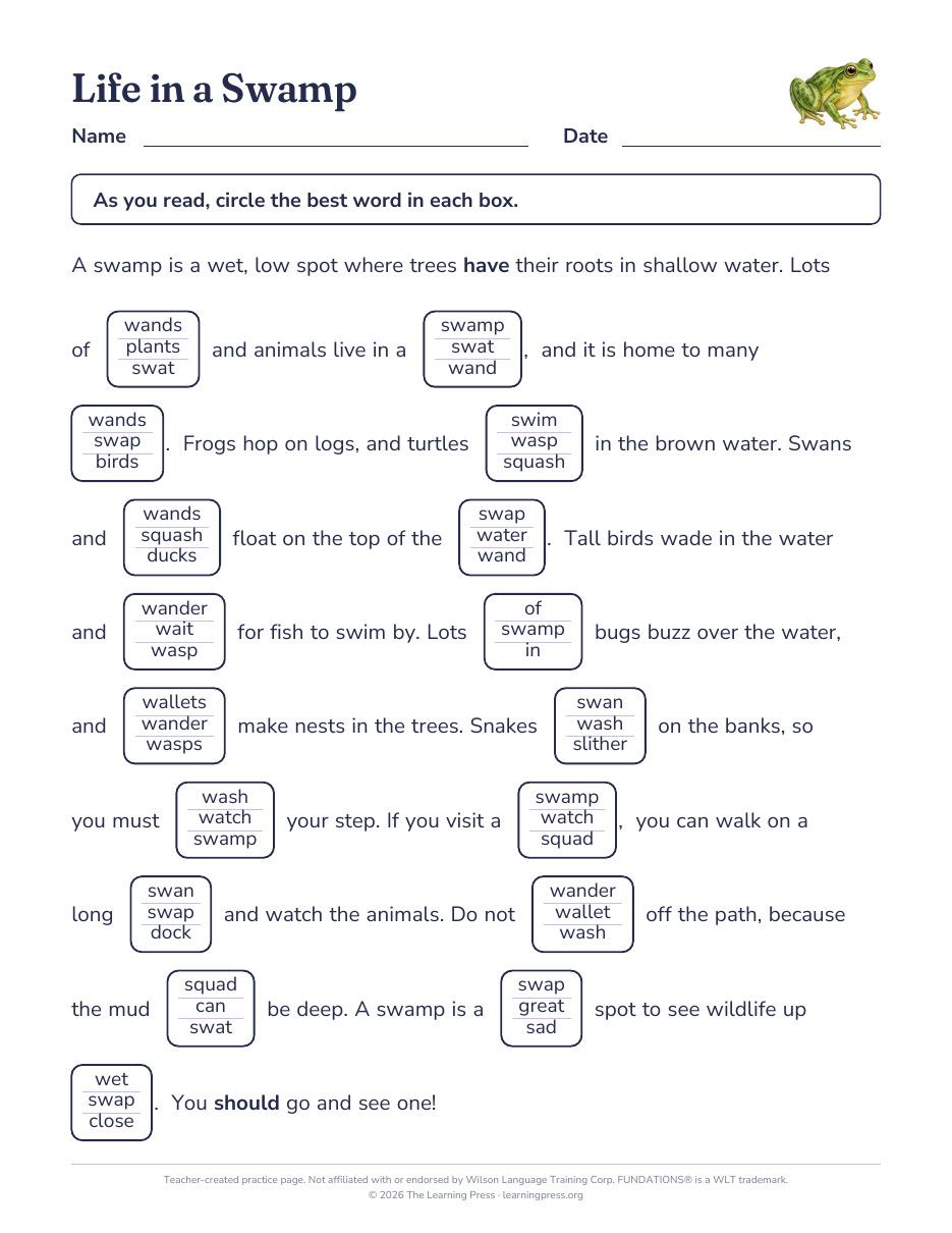 Preview page 4 of Fundations®-Aligned Maze Passages · Level 3 Unit 1