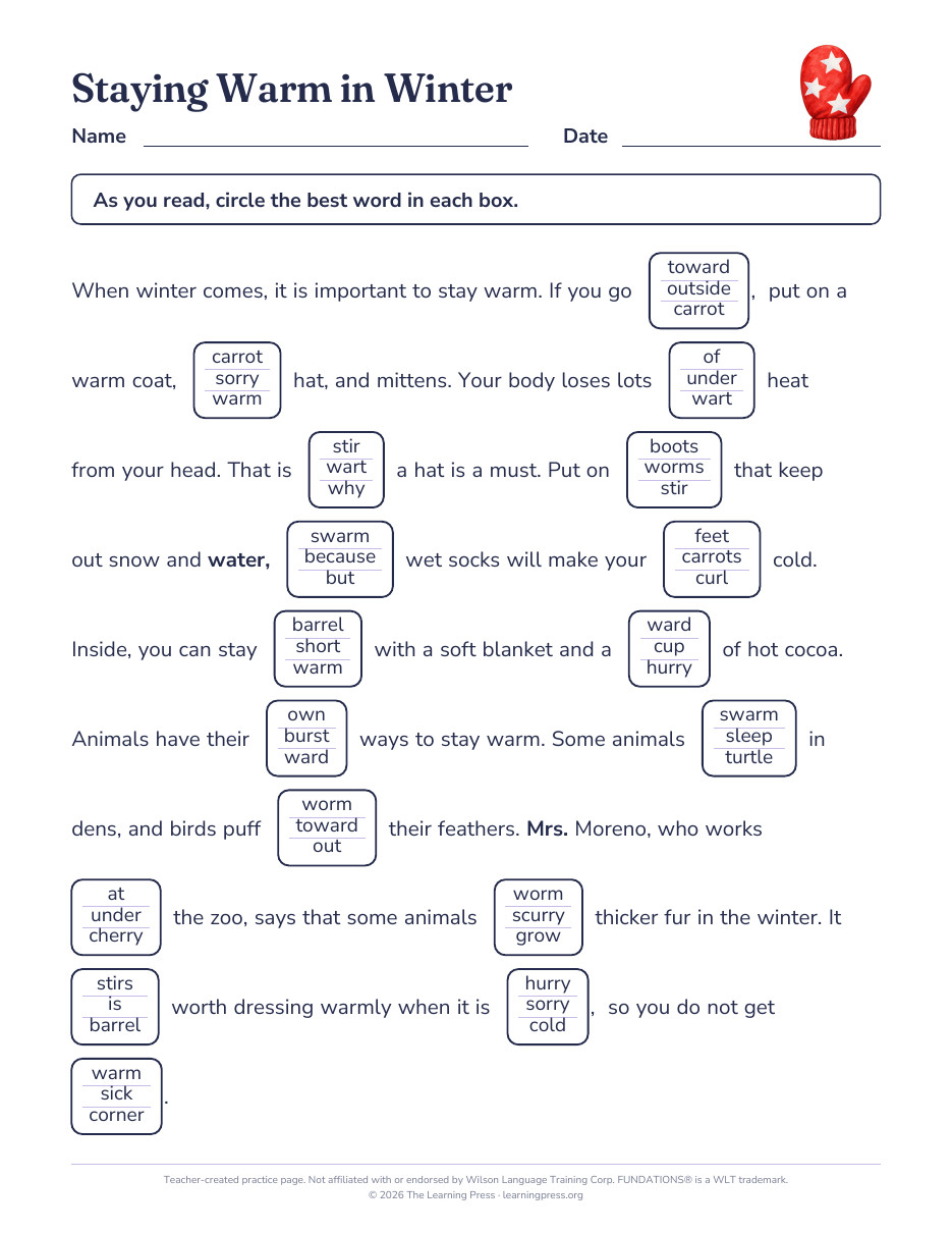Preview page 4 of Fundations®-Aligned Maze Passages · Level 3 Unit 9