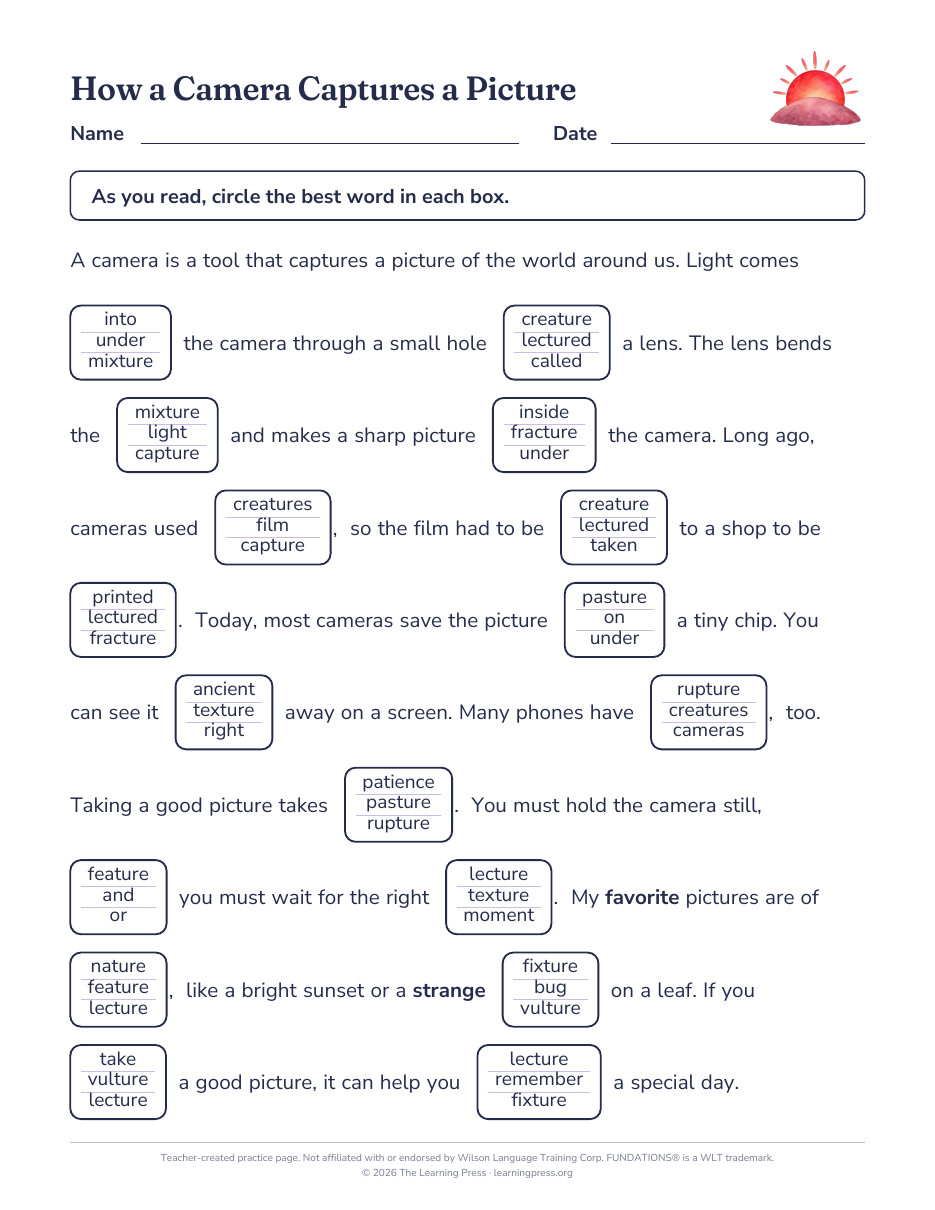 Preview page 2 of Fundations®-Aligned Maze Passages · Level 3 Unit 14