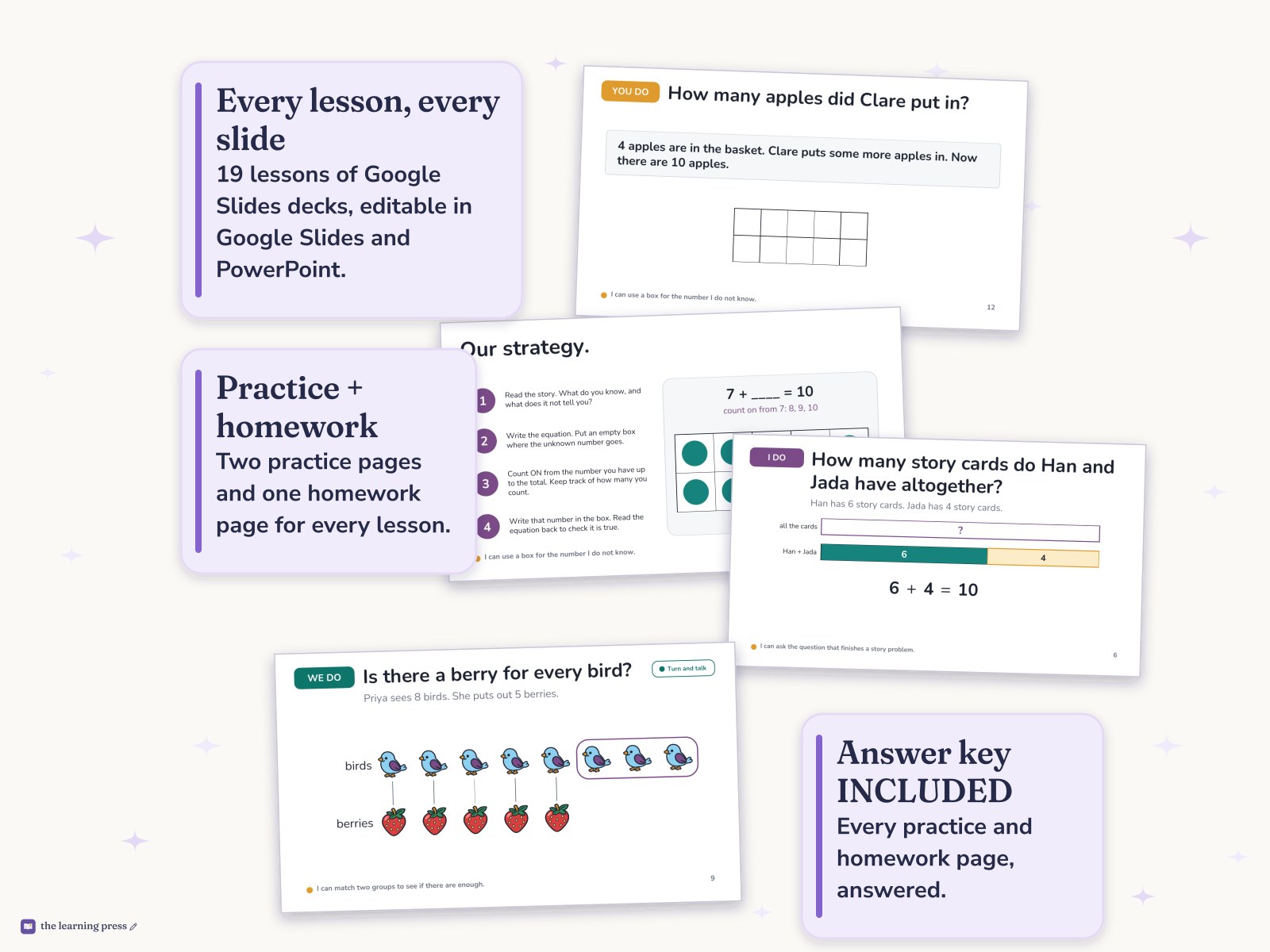 Preview page 4 of Illustrative Math (IM®) Aligned 1st Grade Unit 2 Bundle: Addition and Subtraction Story Problems