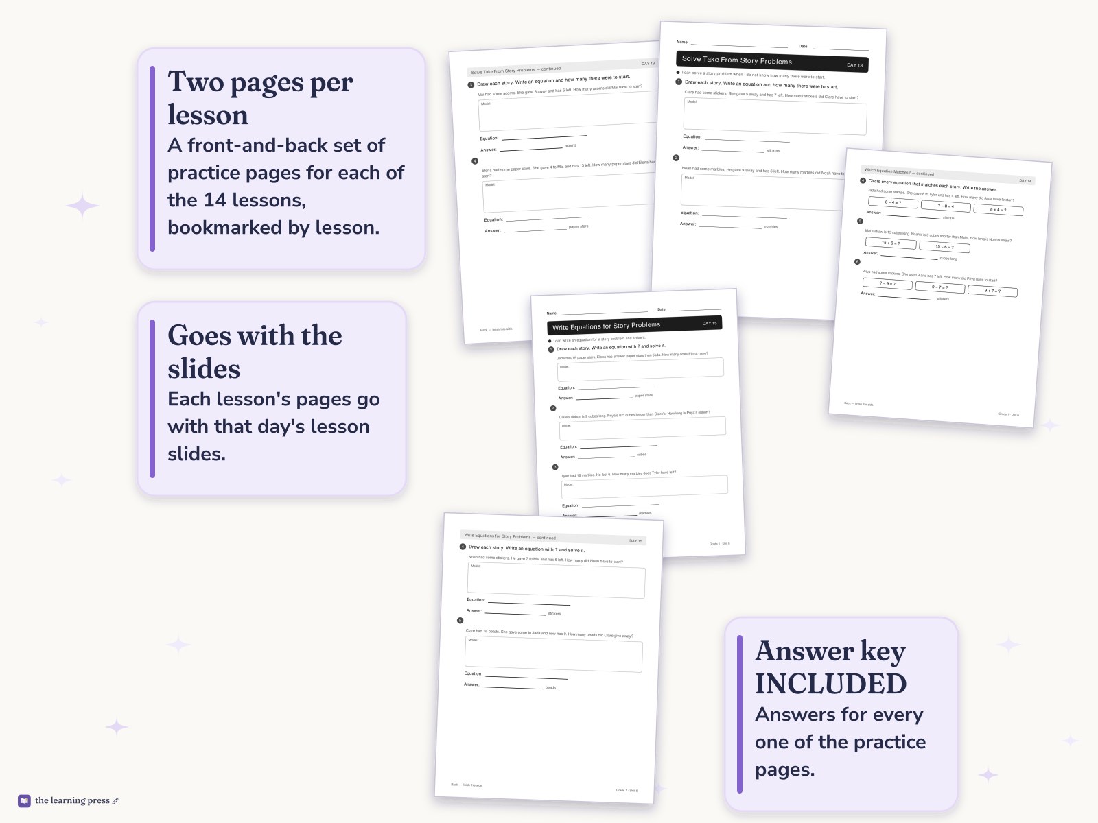 Preview page 4 of Illustrative Math (IM®) Aligned 1st Grade Unit 6 Worksheets: Length Measurements Within 120 Units