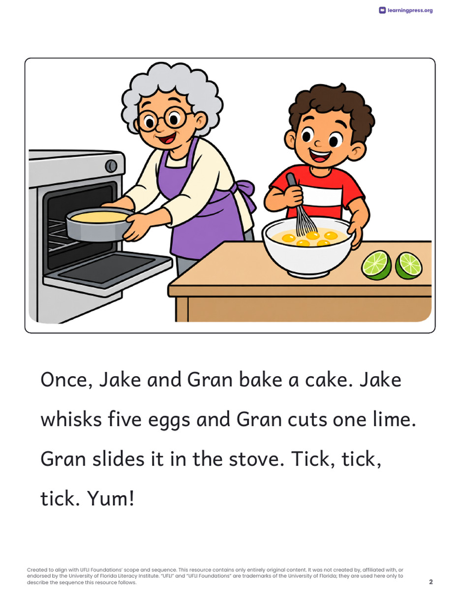 Preview page 3 of UFLI-Aligned Decodable Reader · Lessons 54–62