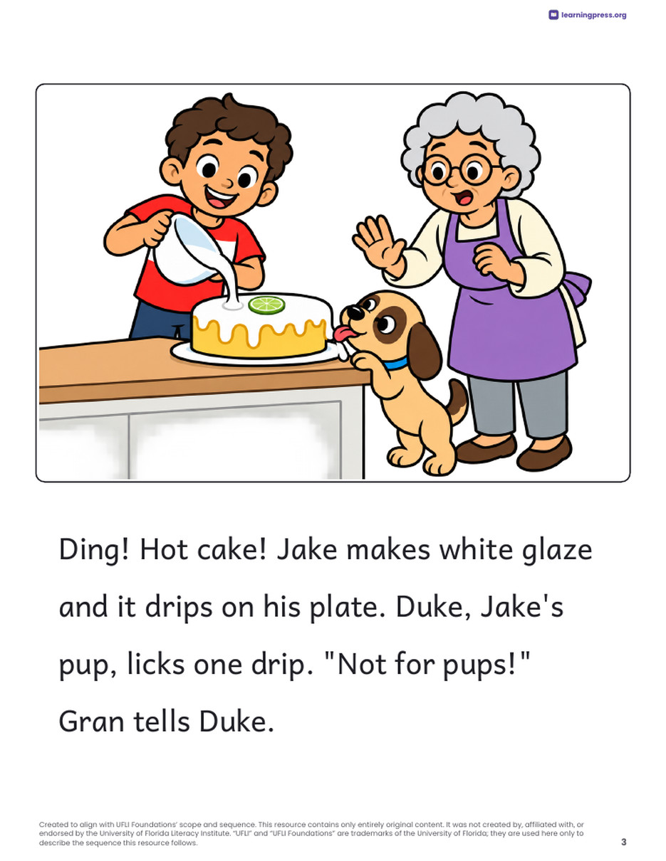 Preview page 4 of UFLI-Aligned Decodable Reader · Lessons 54–62