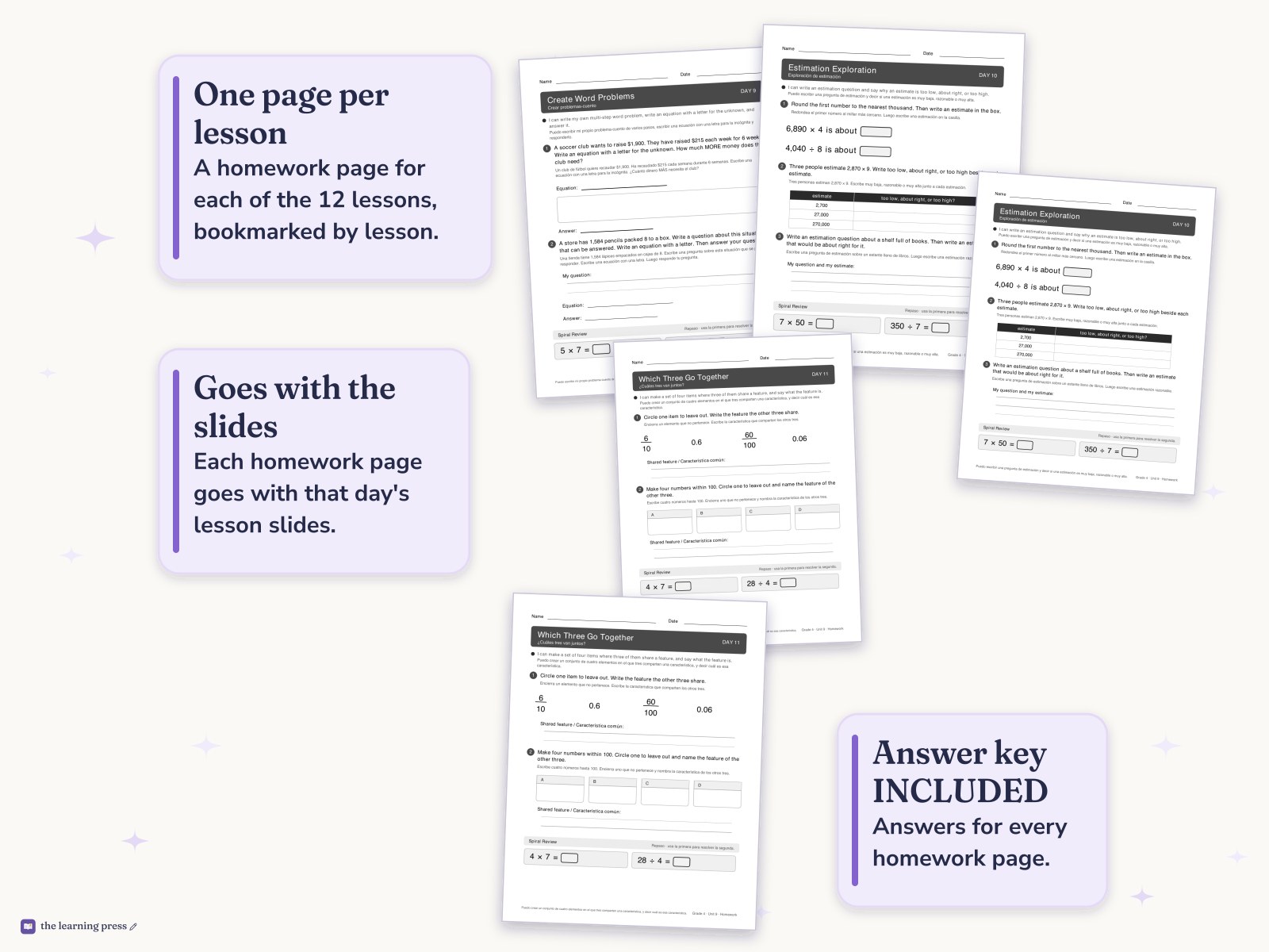 Preview page 4 of Illustrative Math (IM®) Aligned 4th Grade Unit 9 Homework: Putting It All Together