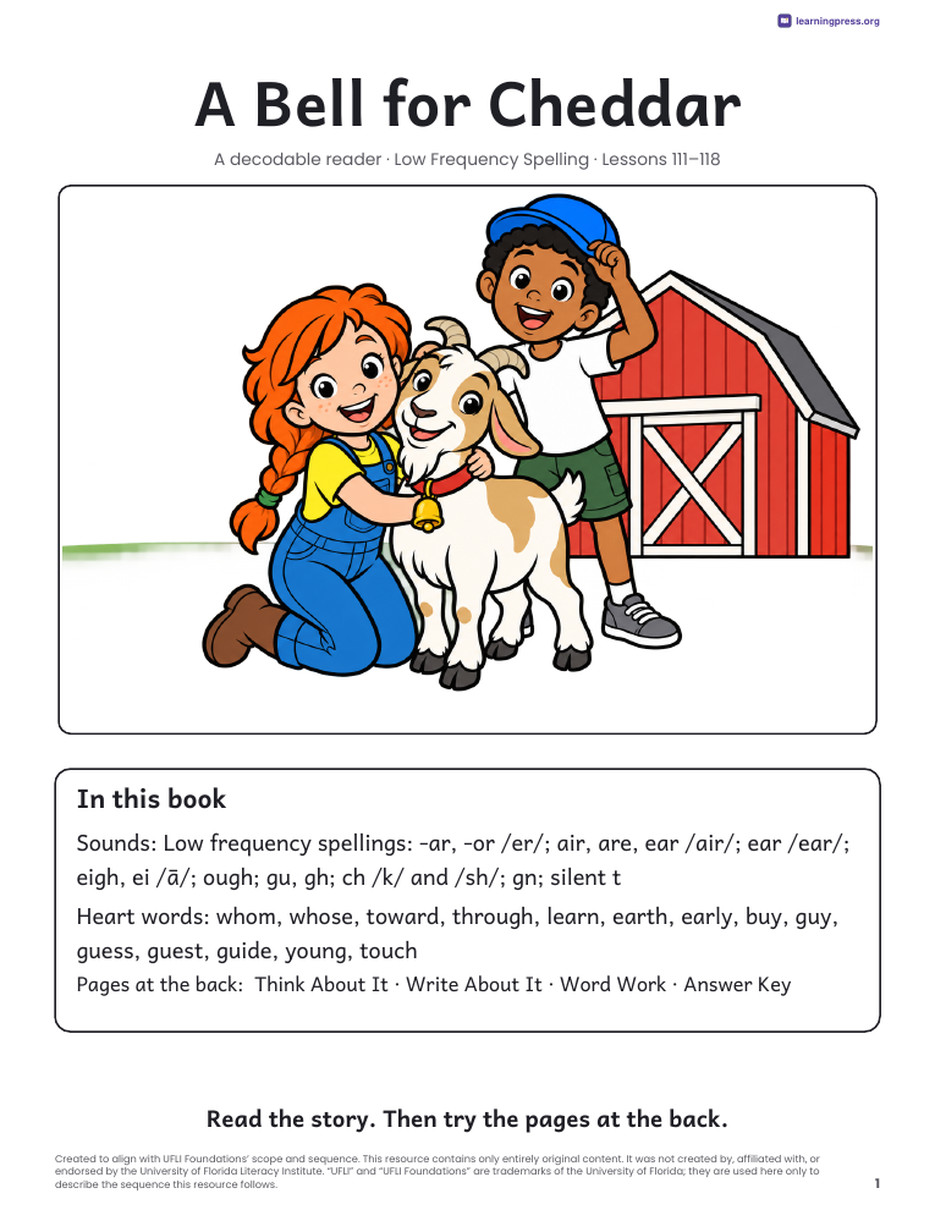 Preview page 2 of UFLI-Aligned Decodable Reader · Lessons 111–118