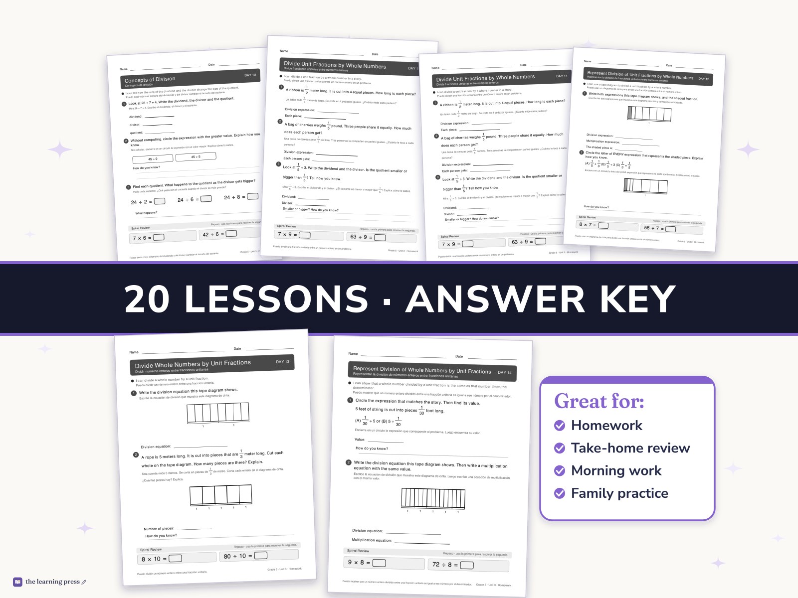 Preview page 3 of Illustrative Math (IM®) Aligned 5th Grade Unit 3 Homework: Multiplying and Dividing Fractions
