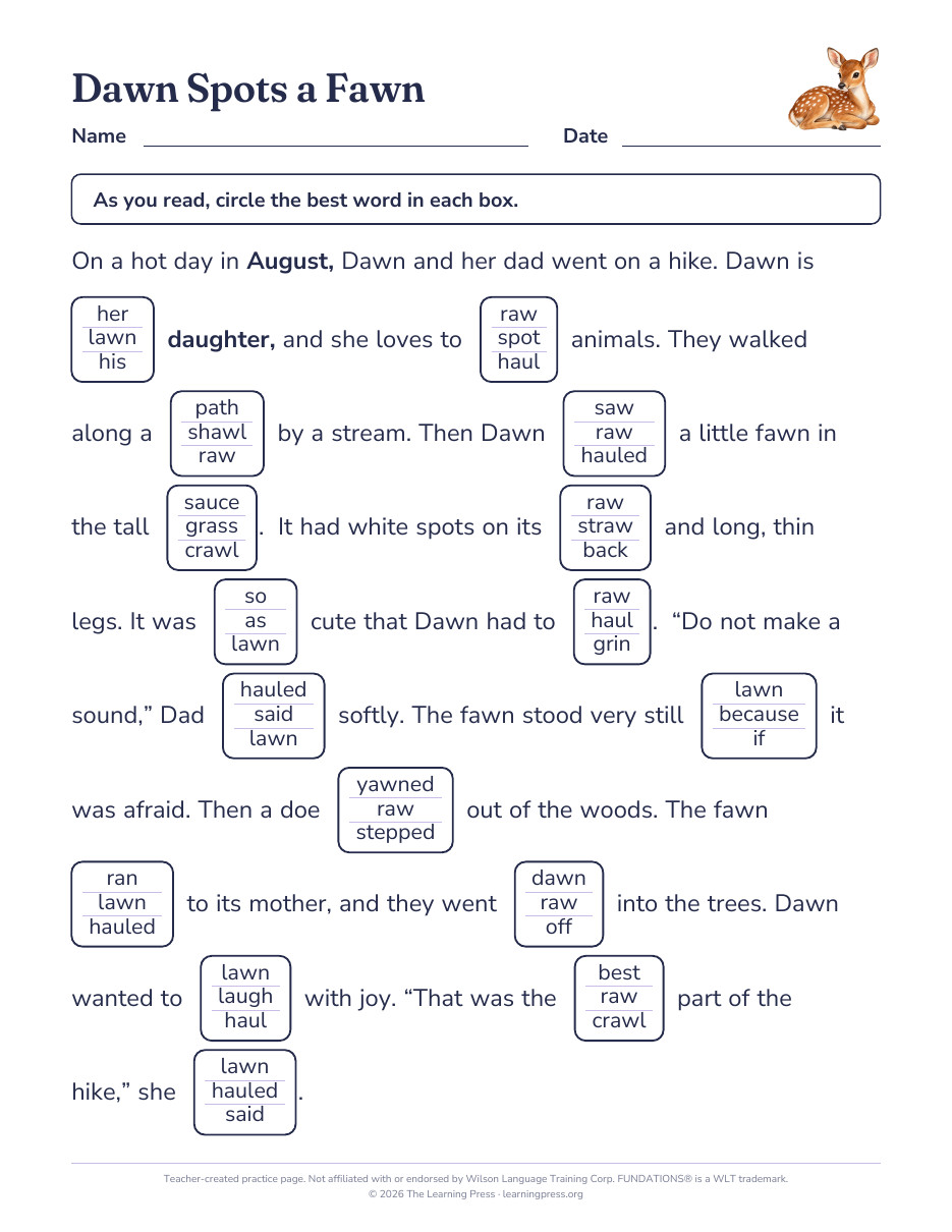 Preview page 1 of Fundations®-Aligned Maze Passages · Level 2 Unit 16