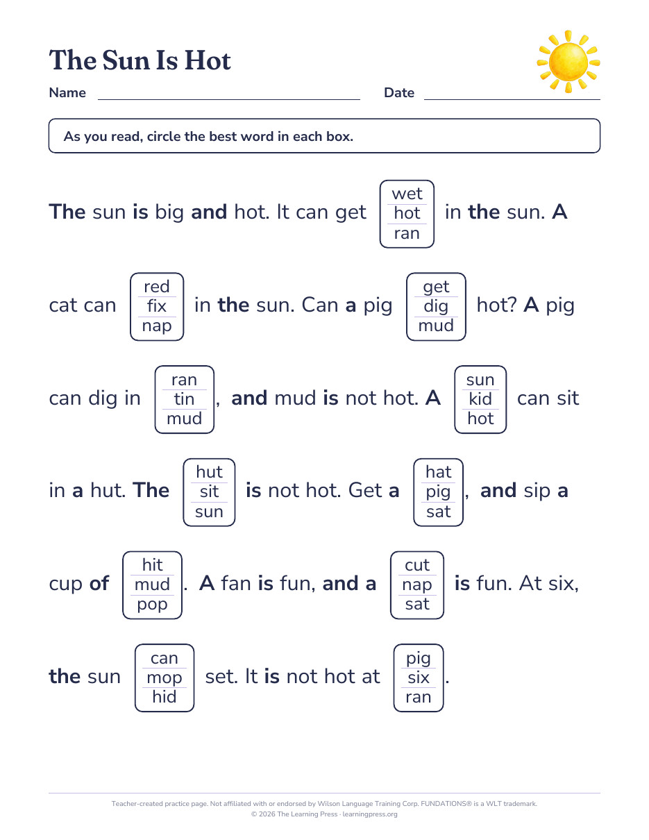 Preview page 2 of Fundations®-Aligned Maze Passages · Level 1 Unit 2