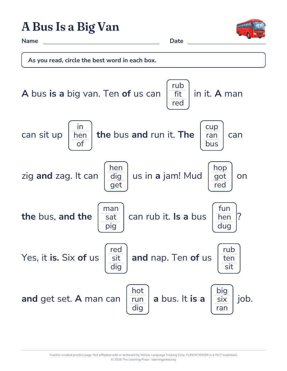 Preview page 4 of Fundations®-Aligned Maze Passages · Level 1 Unit 2