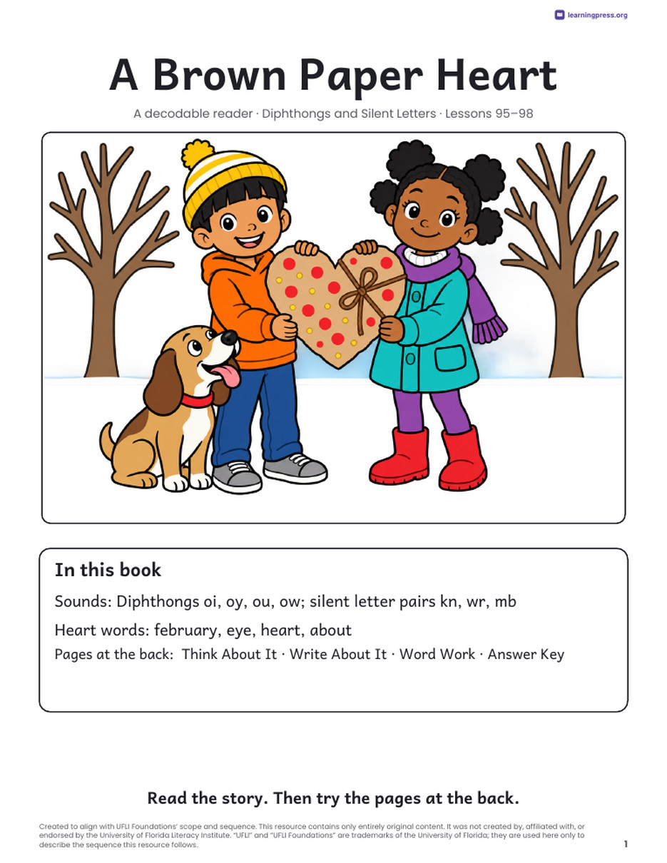 Preview page 2 of UFLI-Aligned Decodable Reader · Lessons 95–98