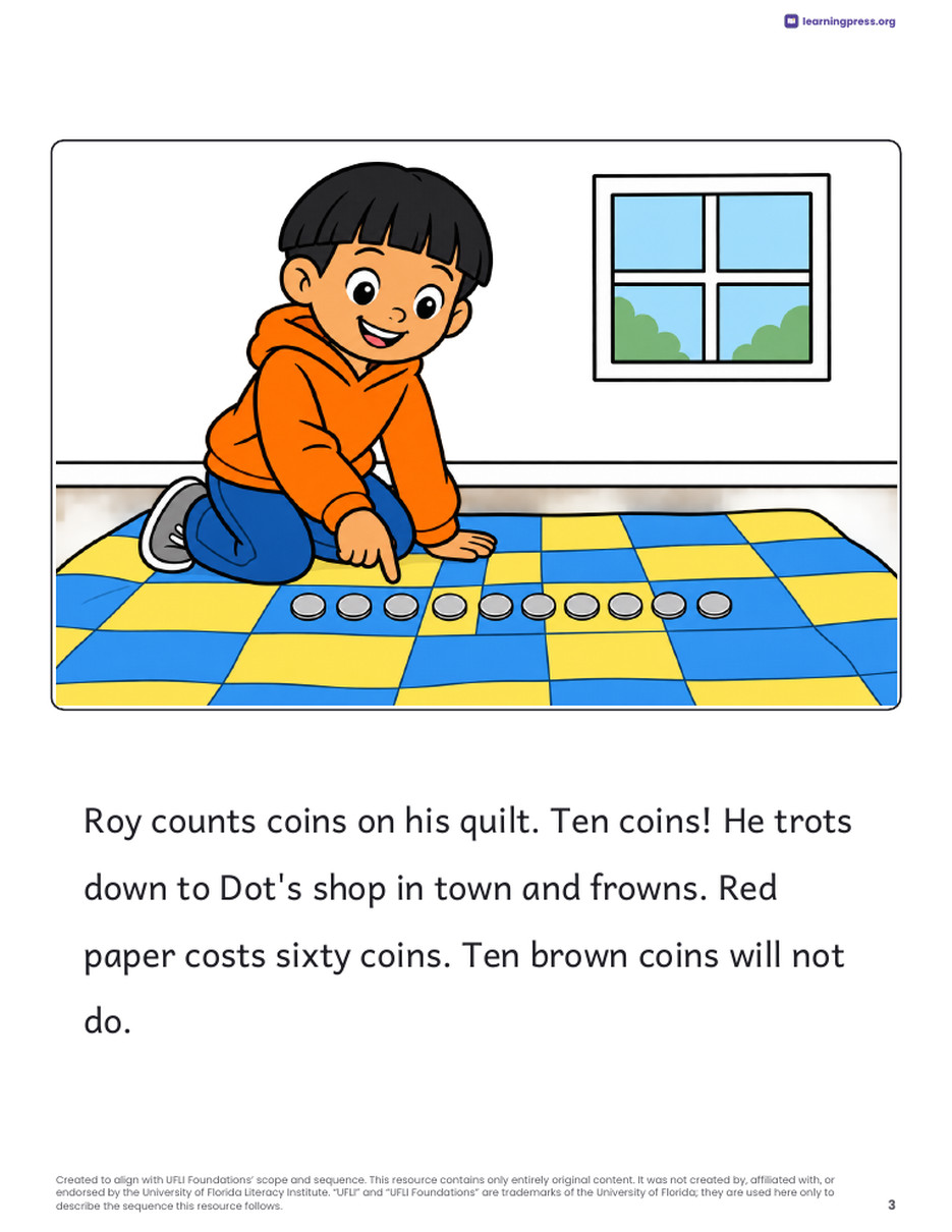 Preview page 4 of UFLI-Aligned Decodable Reader · Lessons 95–98