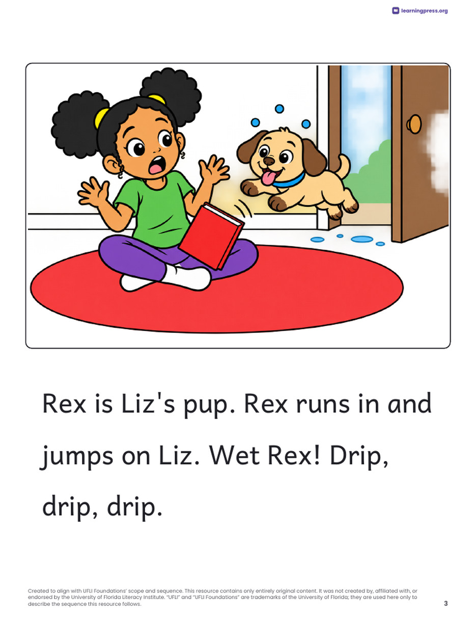 Preview page 4 of UFLI-Aligned Decodable Reader · Lessons 25–34