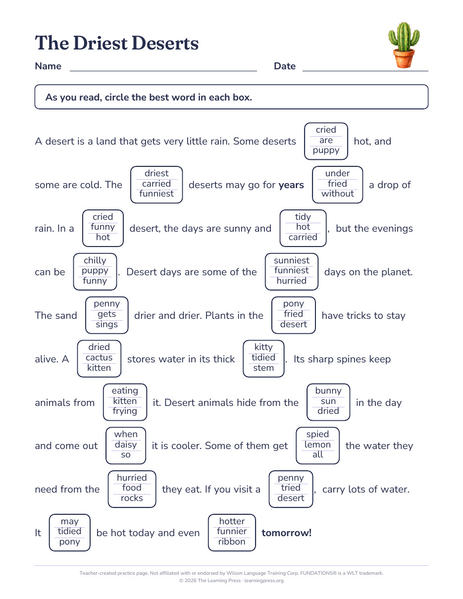Preview page 2 of Fundations®-Aligned Maze Passages · Level 3 Unit 7