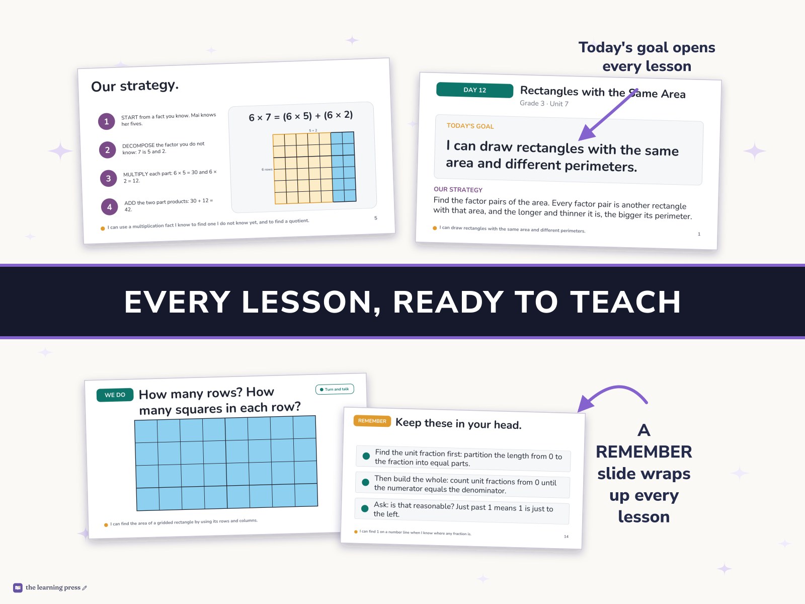 Preview page 3 of Illustrative Math (IM®) Aligned 3rd Grade Full-Year Slides: All 8 Units