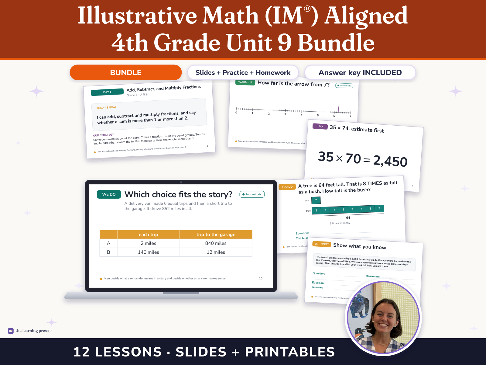 Preview page 1 of Illustrative Math (IM®) Aligned 4th Grade Unit 9 Bundle: Putting It All Together