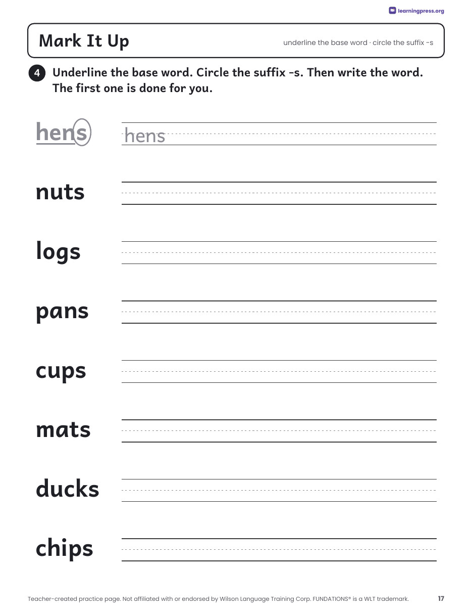 Preview page 4 of Fundations®-Aligned Decodable Nonfiction Book · Level 1 Unit 6: Job Hats