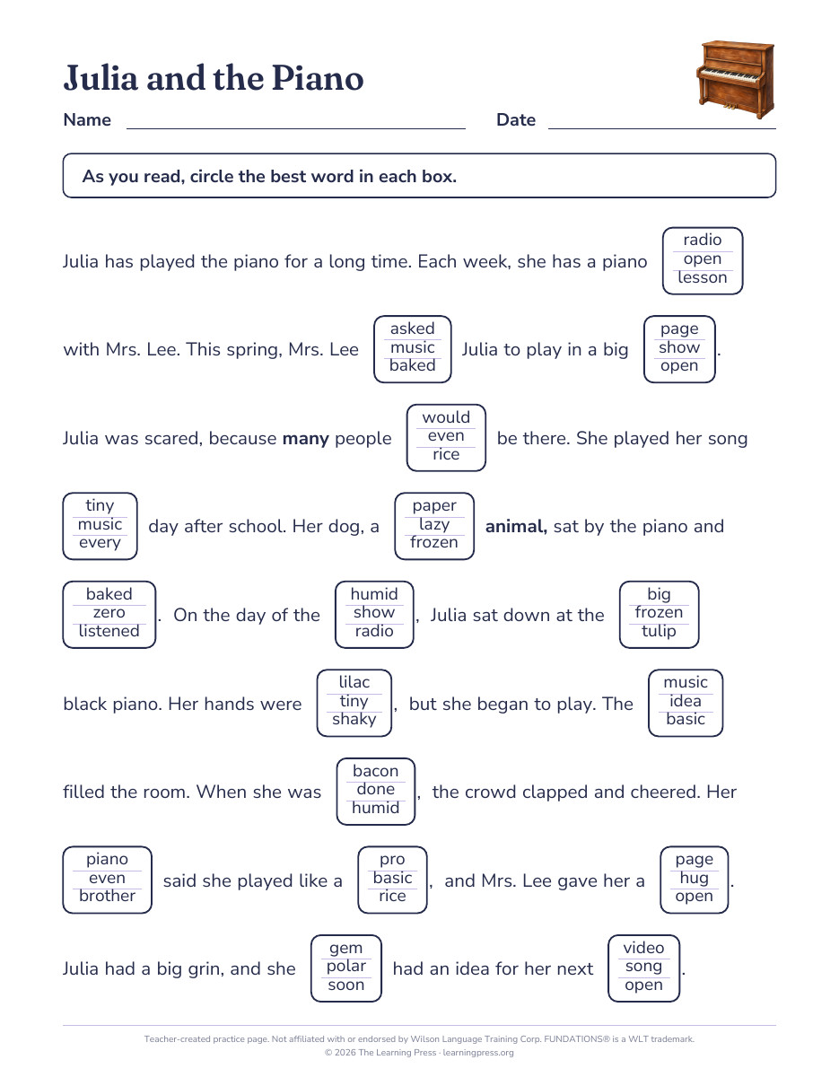 Preview page 3 of Fundations®-Aligned Maze Passages · Level 3 Unit 6