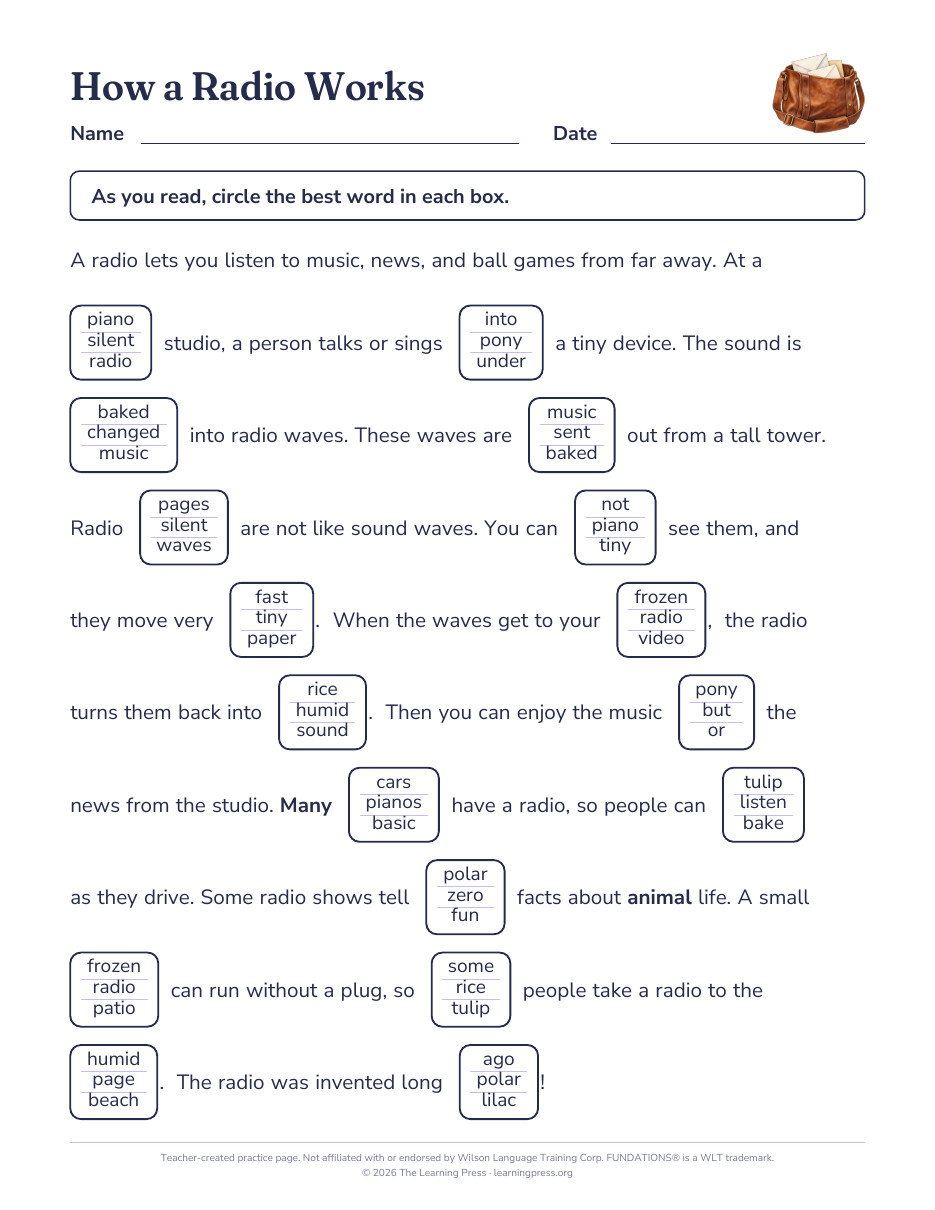 Preview page 4 of Fundations®-Aligned Maze Passages · Level 3 Unit 6