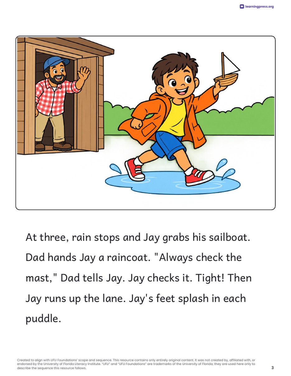 Preview page 4 of UFLI-Aligned Decodable Reader · Lessons 84–88