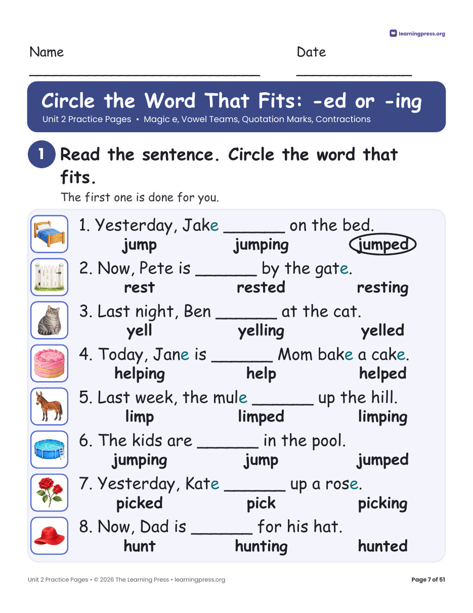 Preview page 2 of CKLA-Aligned Grade 2 Skills Unit 2 Worksheets (Lessons 1–16)