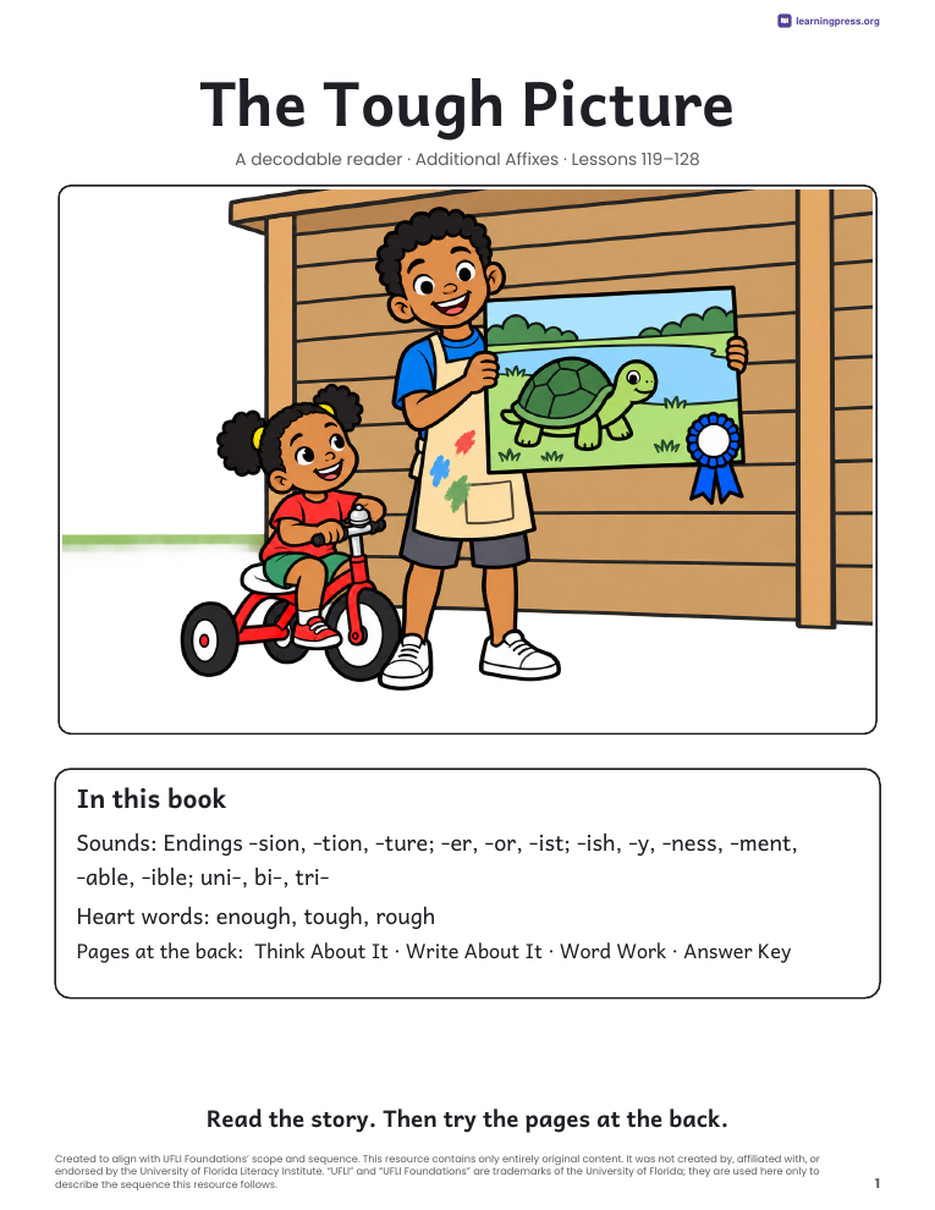 Preview page 2 of UFLI-Aligned Decodable Reader · Lessons 119–128