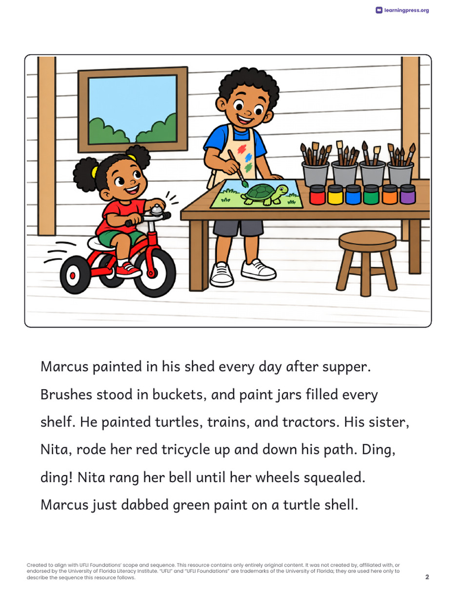 Preview page 3 of UFLI-Aligned Decodable Reader · Lessons 119–128