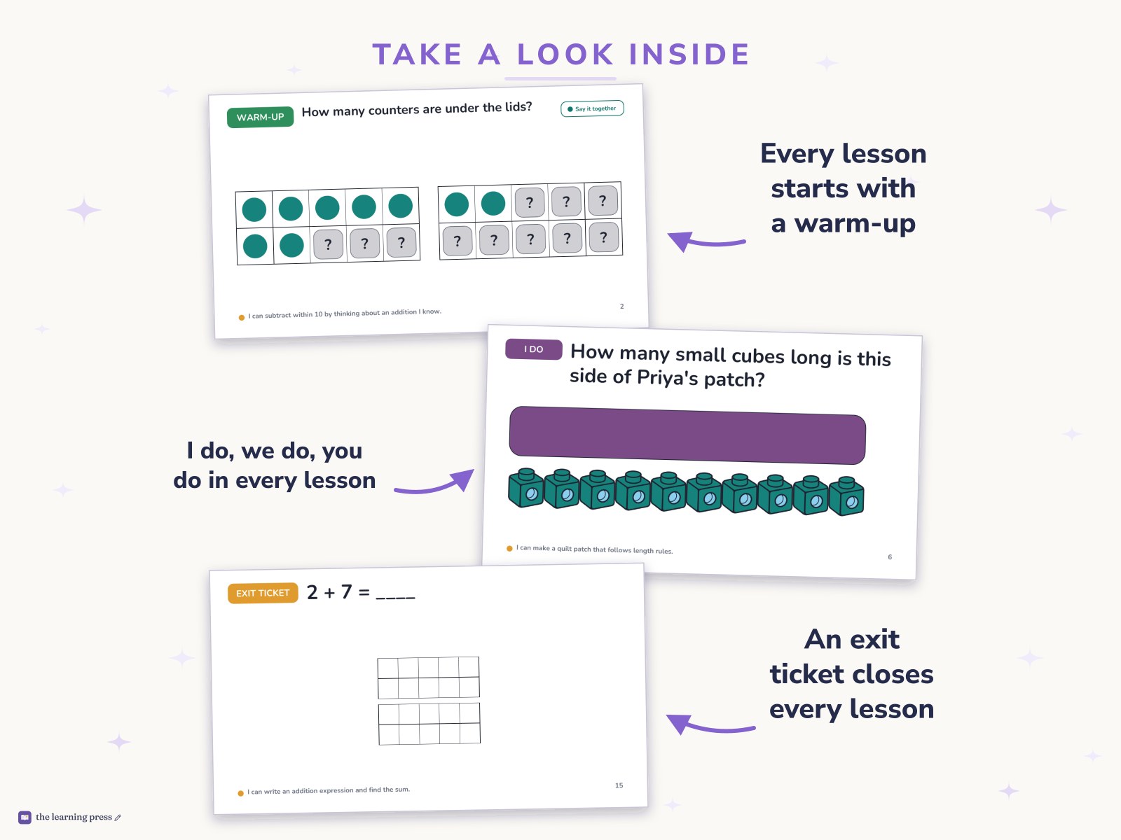 Preview page 2 of Illustrative Math (IM®) Aligned 1st Grade Full-Year Slides: All 8 Units