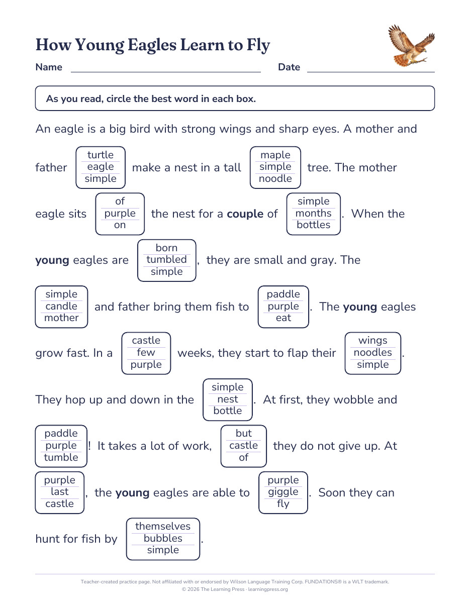 Preview page 2 of Fundations®-Aligned Maze Passages · Level 2 Unit 17