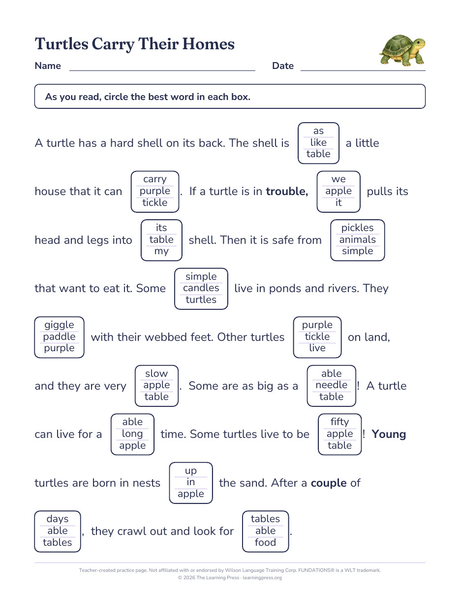 Preview page 4 of Fundations®-Aligned Maze Passages · Level 2 Unit 17